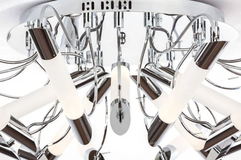 Потолочная люстра IDLamp Milada 401/15PF-LEDChrome