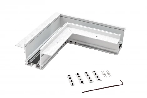 Соединитель угловой для низковольтного шинопровода SWG SY SY-601901-RC-CN-1-WH