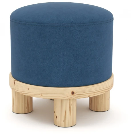 Пуф Arsko Сканди 1 синий велюр