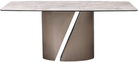 57EL-94100 Стол обеденный серый керамика 240*100*75см Garda Decor