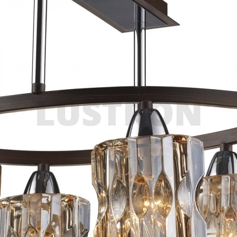 Потолочная люстра N-Light 469 469-06-13 chrome + wengue