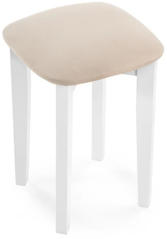 Табурет Woodville Кигон белый / сливочный раф 554126