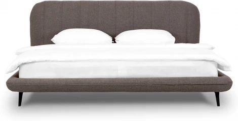 Кровать Amsterdam 1800 ОГОГО (арт.685180), (Велюр/Коричневый)