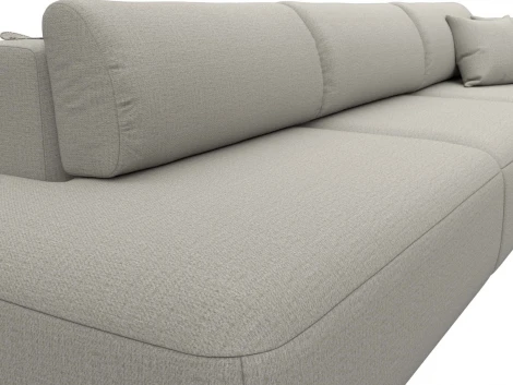 Диван прямой Лига-036 НПБ Модерн Лонг подлокотник справа Лига Диванов (Рогожка) арт.124741