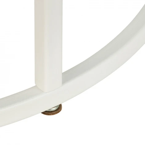 Стол журнальный МеталлАрт М001 черный мрамор/белый Mebelik 009485