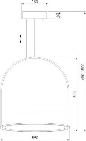 Подвесной светильник Eurosvet Over 90323/1 латунь (LED, 220V, пульт управления, на тросе, круглые)