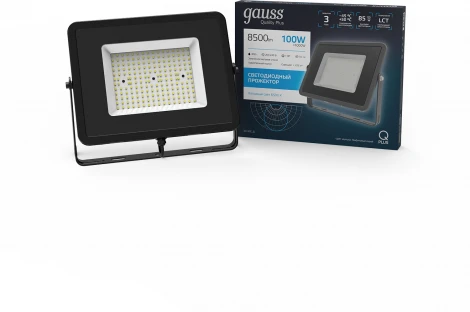 Прожектор уличный Gauss Qplus 690511100 (LED, 220V, IP65)