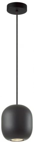 Подвесной светильник Odeon Light Cocoon 5060/1BA PENDANT черный/металл GU10 LED 4W (220V, на проводе)