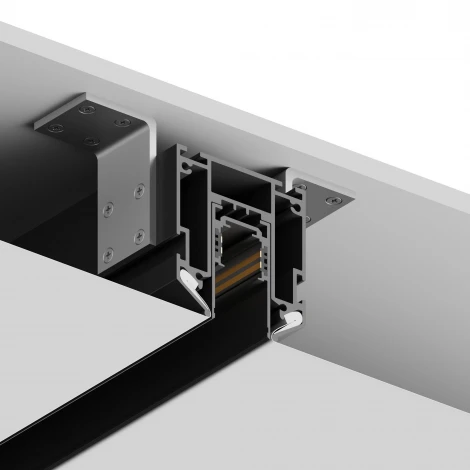 Шинопровод магнитный под натяжной потолок 48V 1 м Hesby Lighting ElDeko HSBL_0072_1