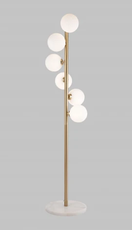 Торшер Alfa Light F1624-25 (220V, шарики, бусы)