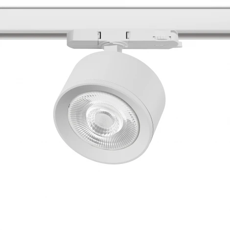 Трековый светильник трехфазный светодиодный LED 15W 220V 60G с адаптером Lightstar Alta Pro A5536QT60G