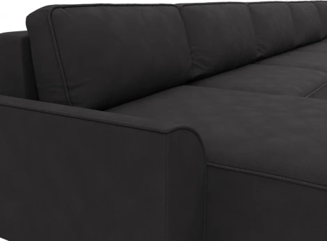 Диван п-образный Лига-048 НПБ МегаЛонг Лига Диванов (Замша) арт.128336