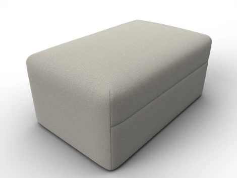 Модуль пуф Лига-060 НПБ (ЛДСП,Брус,Фанера,Рогожка/Бежевый) Лига Диванов 129733