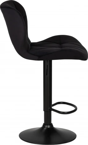 Стул барный DOBRIN BARNY BLACK (черный велюр (MJ9-101))