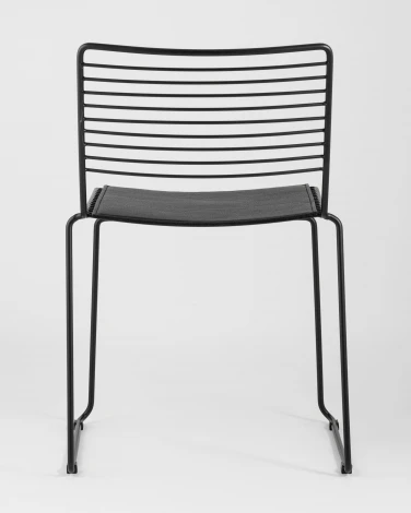 Стул обеденный Danny черный с черной подушкой УТ000004223