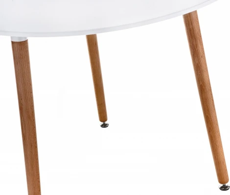 Стол кухонный Woodville Дилай 80 white / dark gray