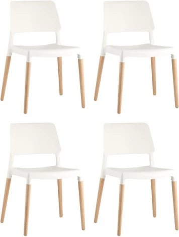 Стул BISTRO белый 4 шт. Stool Group (арт.УТ000037211)