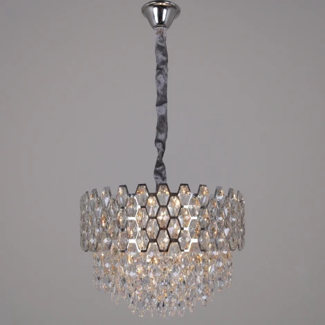 Подвесная люстра хрустальная Reluce 00995-0.4-500 MX CH