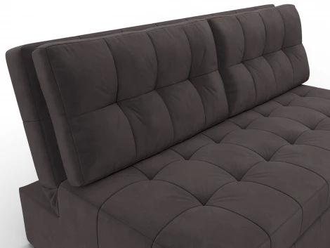 Диван прямой Лига-107 (160) (ЛДСП,Брус,Фанера,Велюр/Коричневый) Лига Диванов 134921