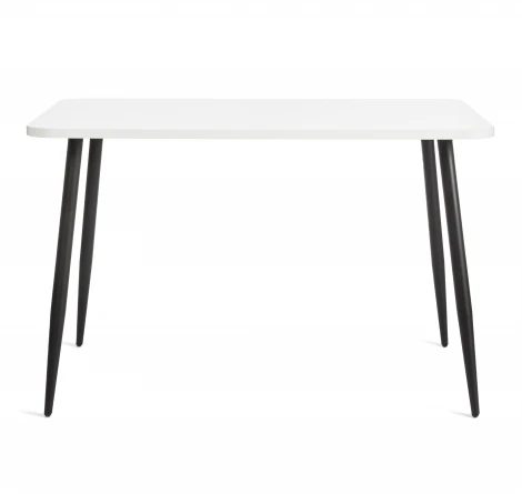 Стол PLUTO ЛДСП/металл, 120x80x77 см, Белый/Черный Tetchair 19316