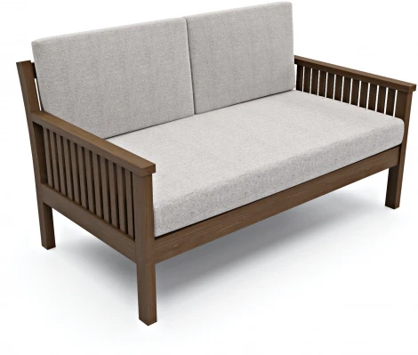 Диван Arsko Норман М орех серая рогожка