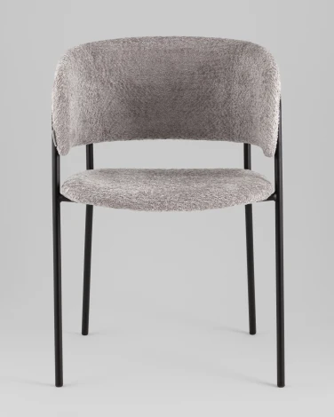 Кресло Нэлли New, букле светло-серый Stool Group арт.УТ000039411