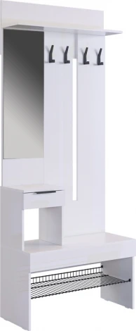 Прихожая "Баско К10" Mebelson (ЛДСП/Светлое дерево) арт.ПК10Баско.2552