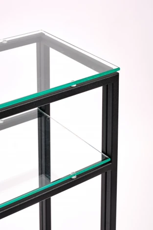 Консольный стол AllConsoles 1042-CB clear черный муар