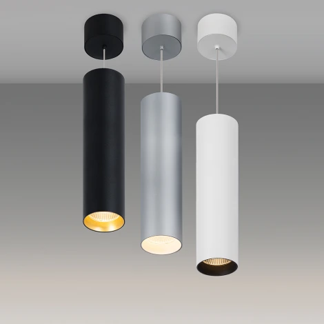 Подвесной светильник LED SP-POLO-HANG-LONG300-R85-15W Warm3000 (WH-WH, 40 deg) (Arlight, IP20 Металл) 027414 (220V, на проводе, круглые)