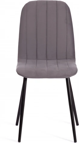 Обеденный стул Tetchair ARC (Велюр,Металл /Темно-серый,Черный)