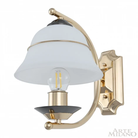 Бра Arte Milano Florentia-1240 301240/1W Bk/Gd (220V)