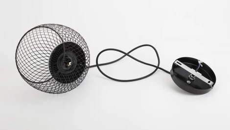 Подвесной светильник Эра PL8 BK (220V, на проводе, шар)