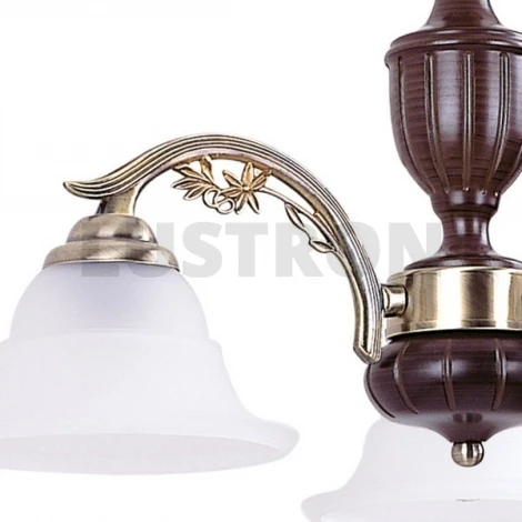 Подвесная люстра N-Light 837 837-03-03 красное дерево+бронза