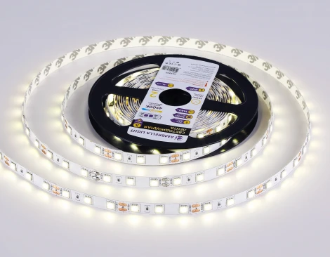 Светодиодная лента Ambrella Illumination Led Strip 24V GS4001 5050 60Led /14.4W m/ 24V IP20 3000K 5m