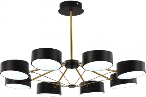 Потолочная люстра на штанге Valle SLE6005-402-08 Evoluce (LED, 220V, пульт управления)