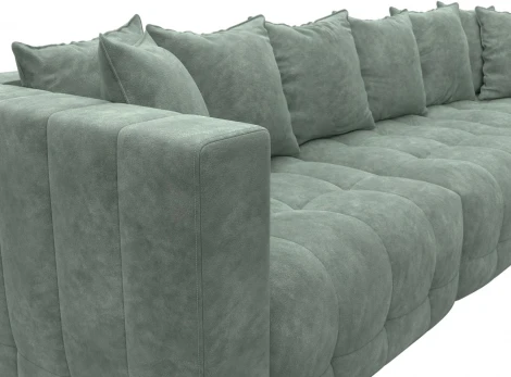 Диван угловой Лига-052 НПБ Лонг угол универсальный Лига Диванов (Велюр) арт.128832