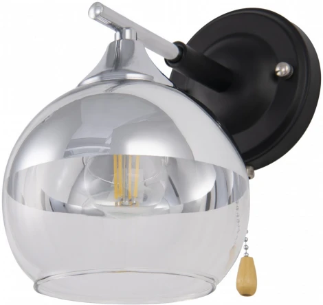 Бра с выключателем Arte Milano Napoli-9354 339354/1W CR+BK (220V)