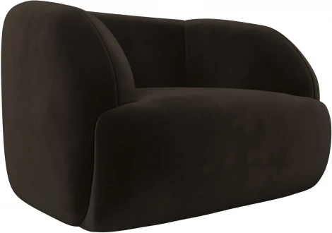 Кресло Лига-041 (Коричневый/Микровельвет) Лига Диванов арт.121938