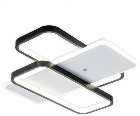 Потолочная люстра Escada Space 10215/S LED*85W White/Black LED (регулировка яркости, 220V, пульт управления)