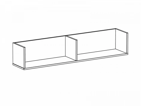 Полка Play 2 ОГОГО 331660 (ясень коимбра)