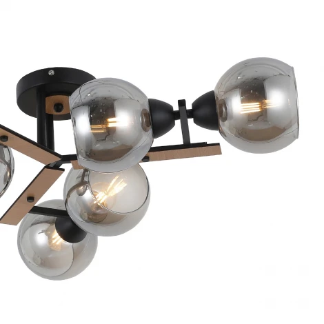 Потолочная люстра на штанге шарики Escada Barclay 1102/6P (220V, шарики)