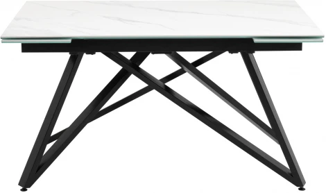 Стол обеденный Stool Group Канкун раскладной 140-180*90 керамика белый УТ000036965