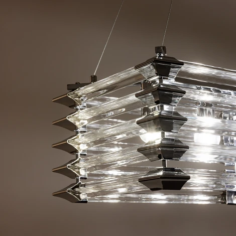 Подвесной светильник Arte Lamp Caravaggio A1059SP-6CC (220V, хрусталь, на тросе)