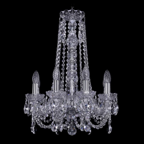 Подвесная люстра Bohemia 1406 1406/8/141/h-57/Ni