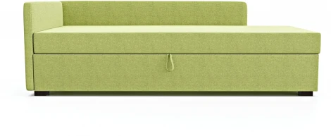 Диван-кровать Arsko Велес Угол левый рогожка зеленая