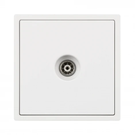 Розетка ARL NOBE ТВ софт-тач белый кварц SCT-MTV1-SFPL-WH (TV) (Arlight,) 054292(1)