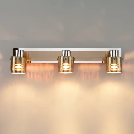 Спот Eurosvet 23463 23463/3 хром / античная бронза