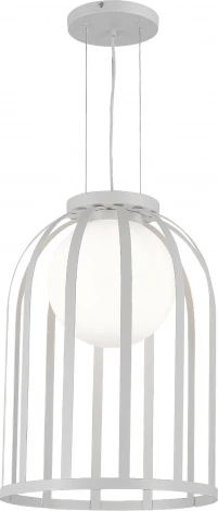 Подвесной светильник ST Luce Nordic SL6129.503.01 Белый/Белый E27 1*60W (220V, на тросе, шар)