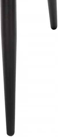 Стул с подлокотниками Слим, каркас Черный, велюр Персиковый Leset