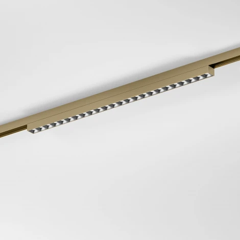 Трековый светильник магнитный светодиодный Elektrostandard Line Magnetic Brass Line 20W 4000K (латунь) 85529/01